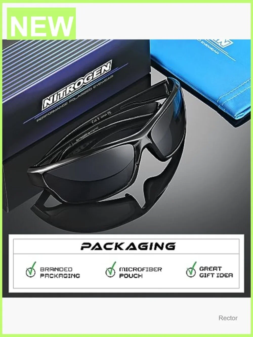 Polarized Wrap Around Sport Sunglasses UV400 Driving Fishing Running